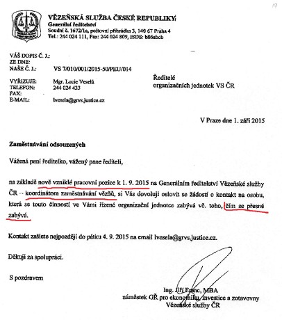 koordinátor zaměstnávání